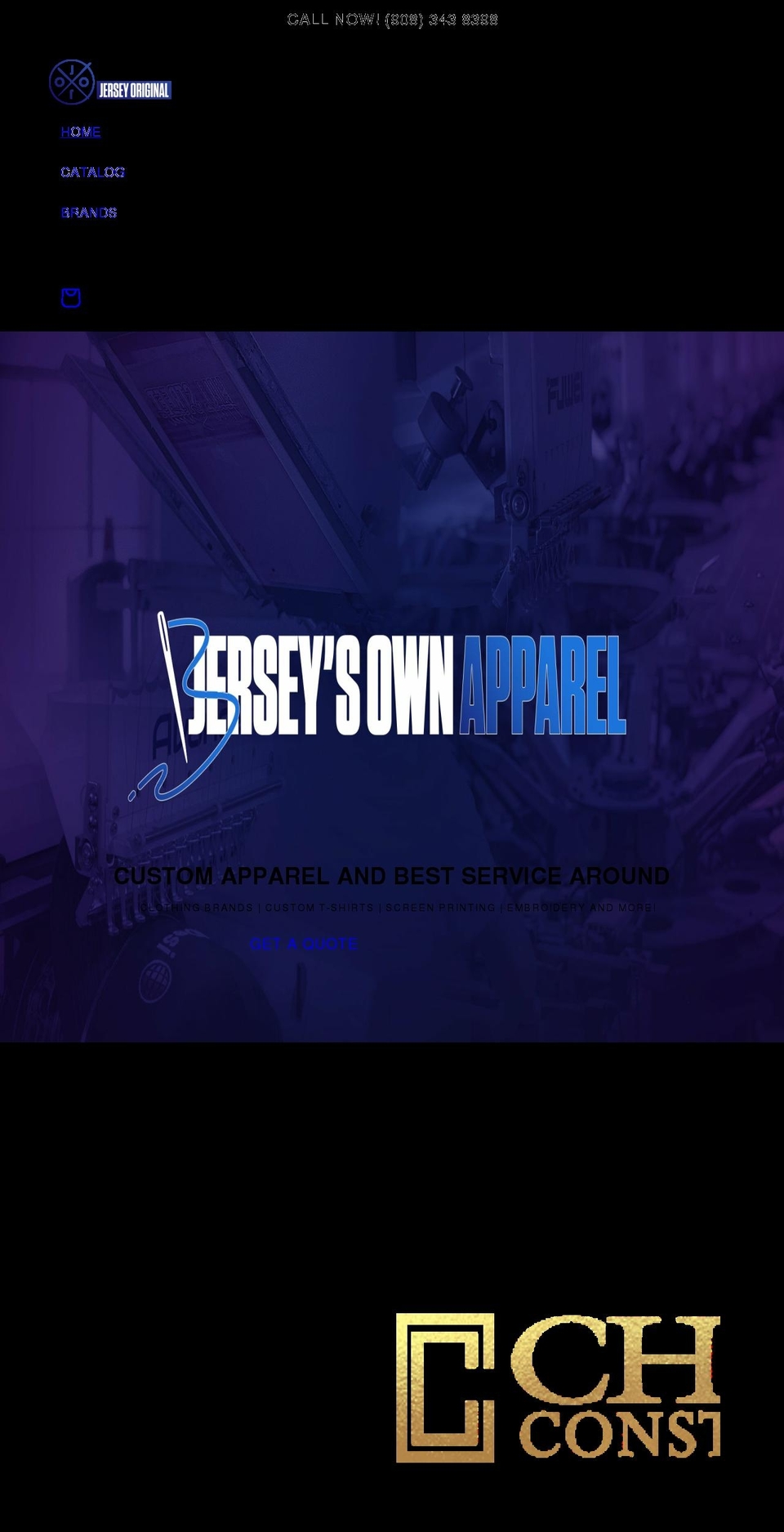 Jojo Shopify theme site example jerseyoriginall.com