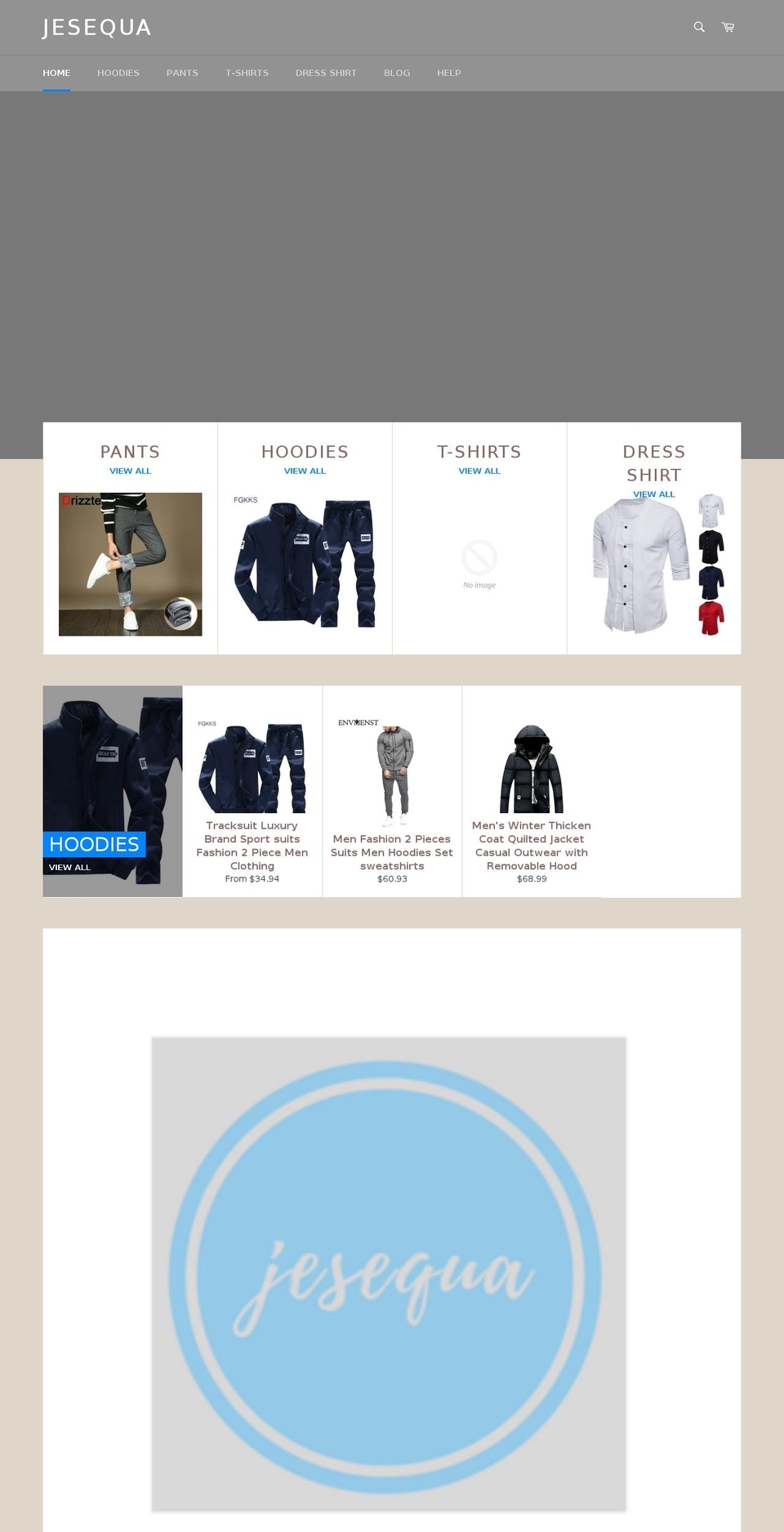jesequa.com — Shopify storefront screenshot