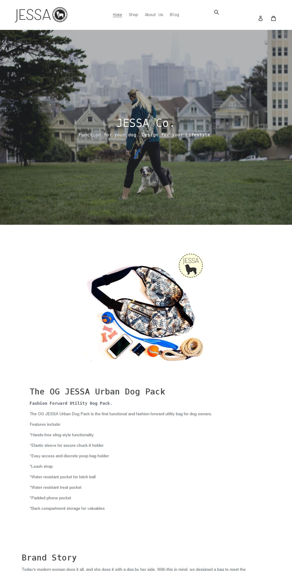 jessaco.com shopify website screenshot
