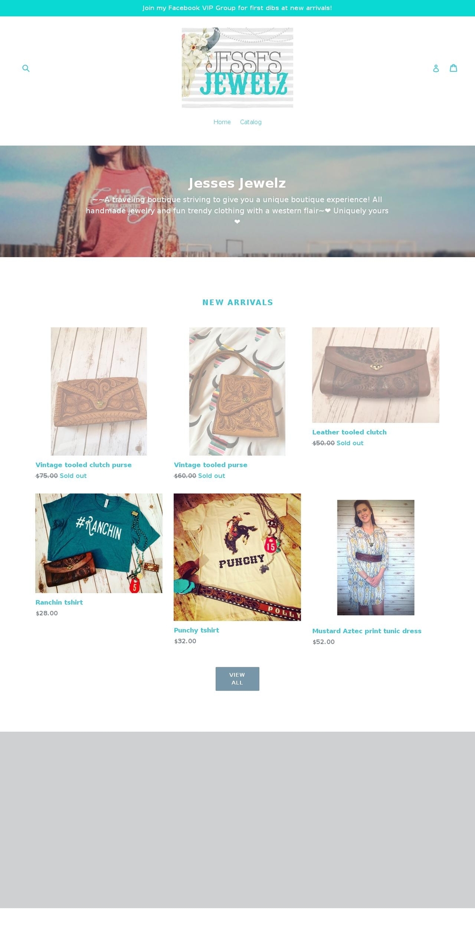 jessesjewelz.com shopify website screenshot