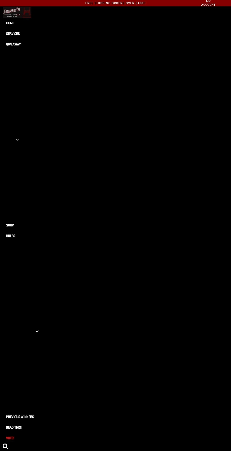 jessestrucks.com shopify website screenshot