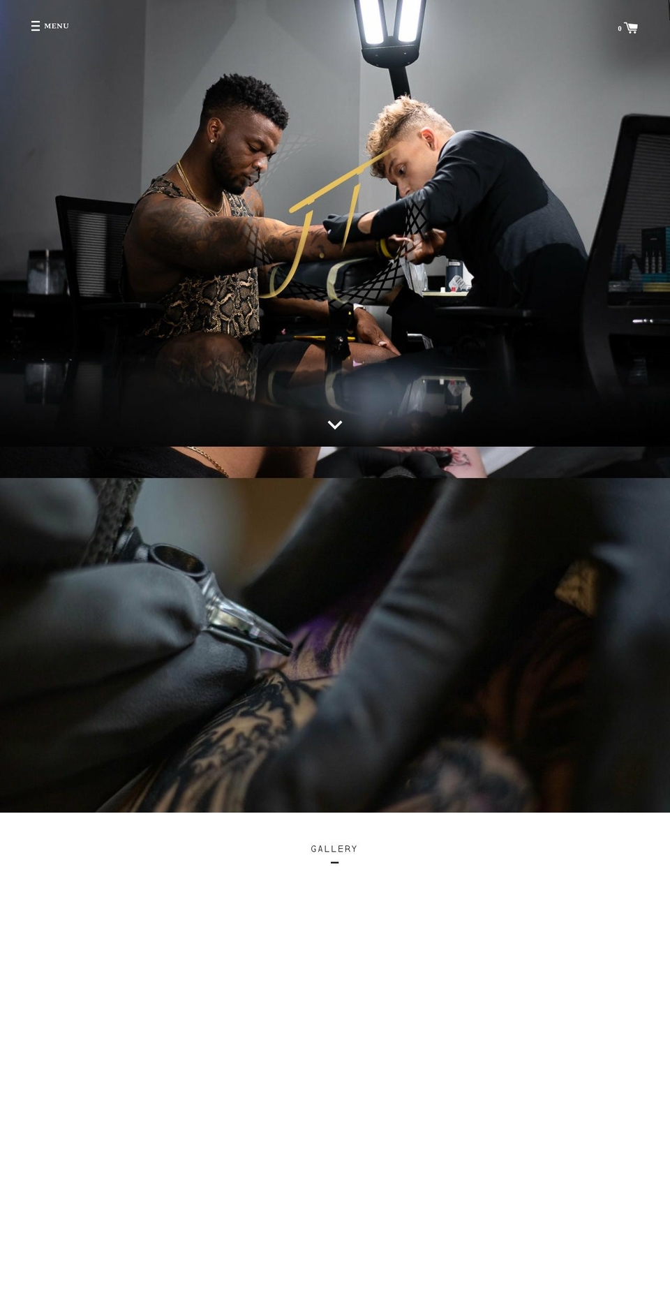jessetattoo.com shopify website screenshot