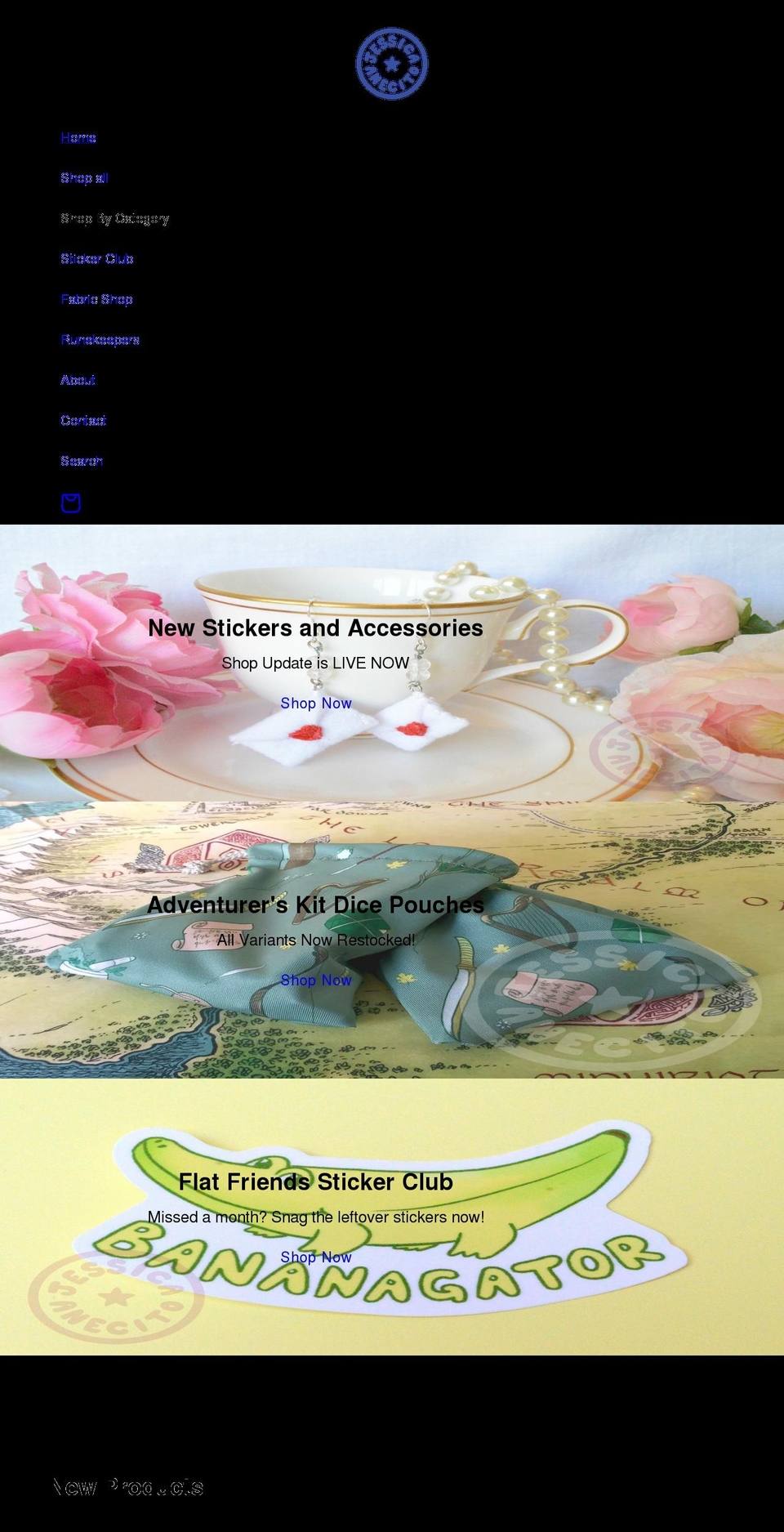 jessicaanecito.com shopify website screenshot