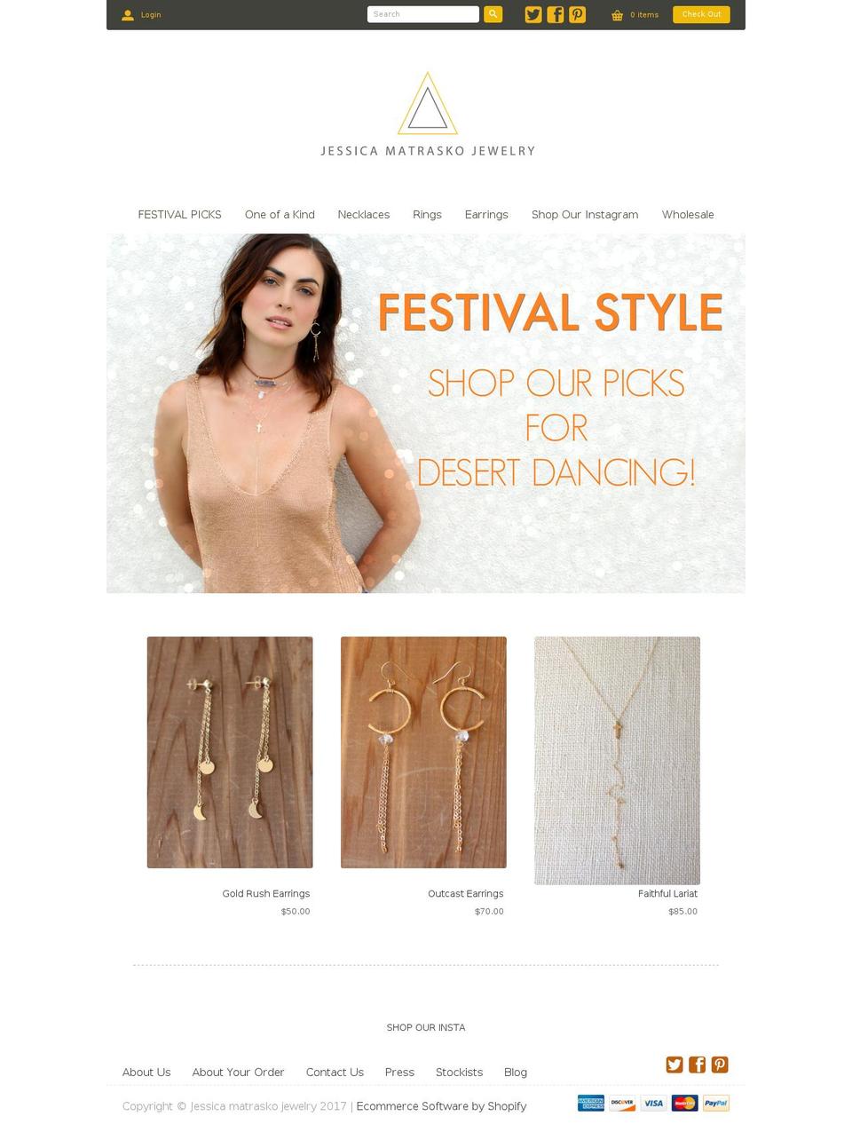 jessicamrocks.com shopify website screenshot