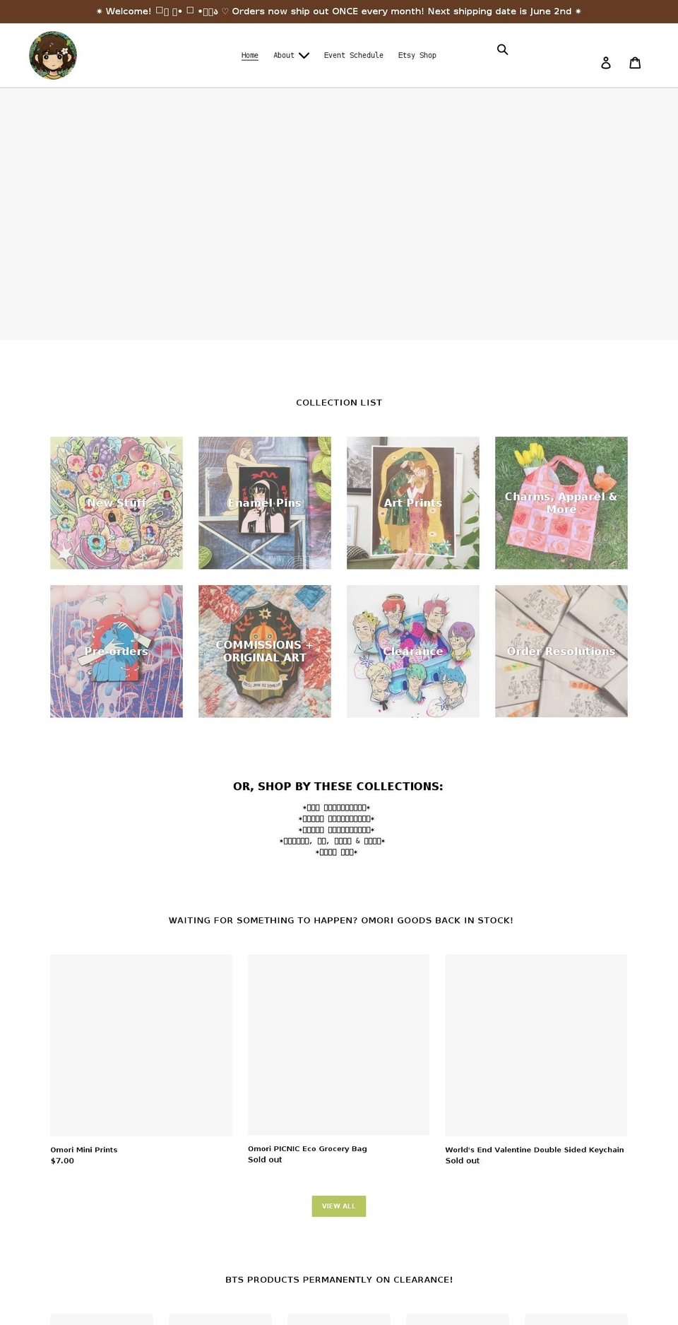 jessie-hannah.com shopify website screenshot