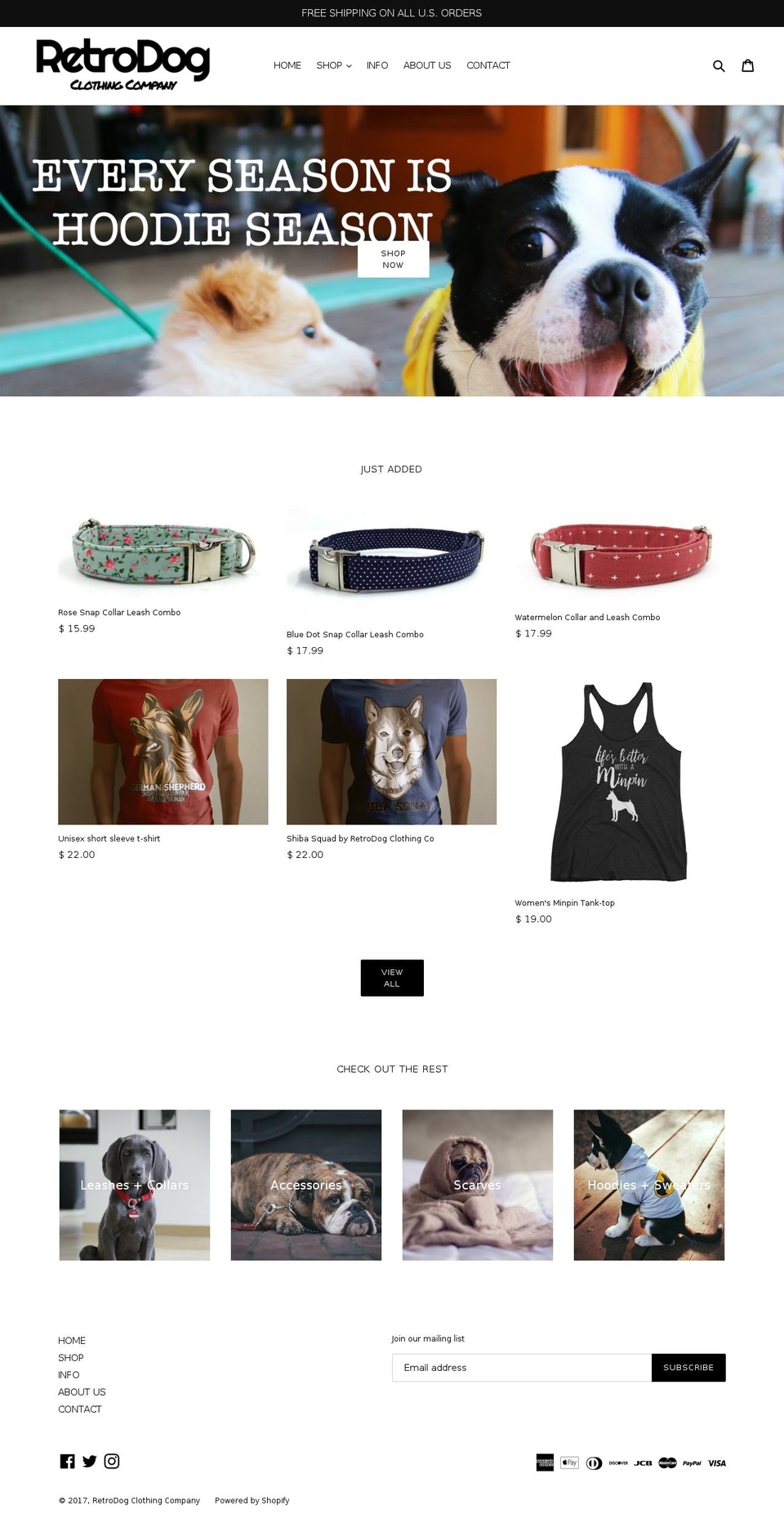 jessieco.com shopify website screenshot
