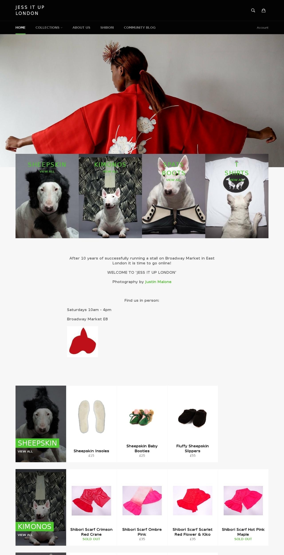 jessituplondon.com shopify website screenshot