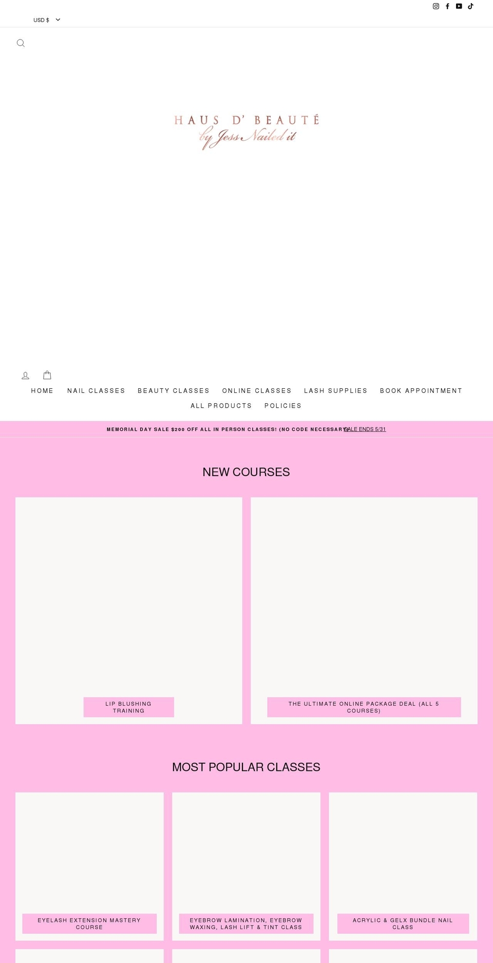 jessnailedit.com shopify website screenshot