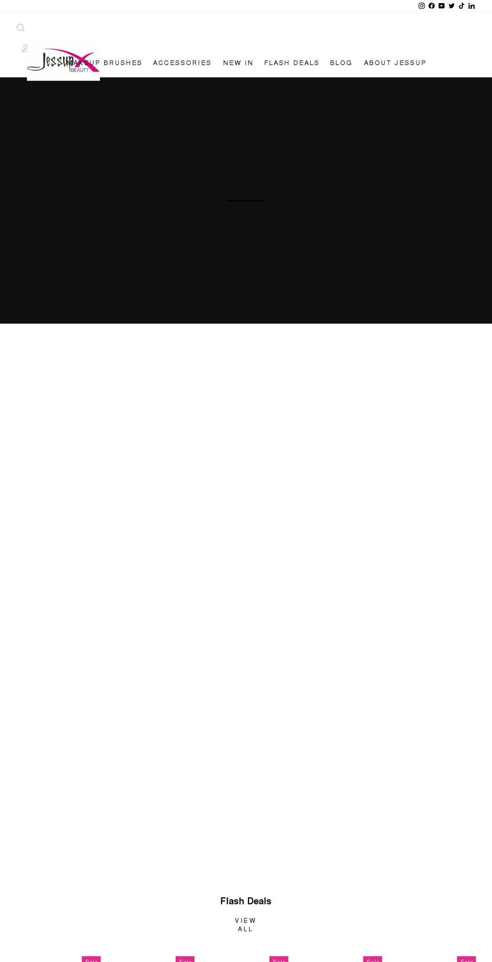 jessupbeauty.co.uk shopify website screenshot