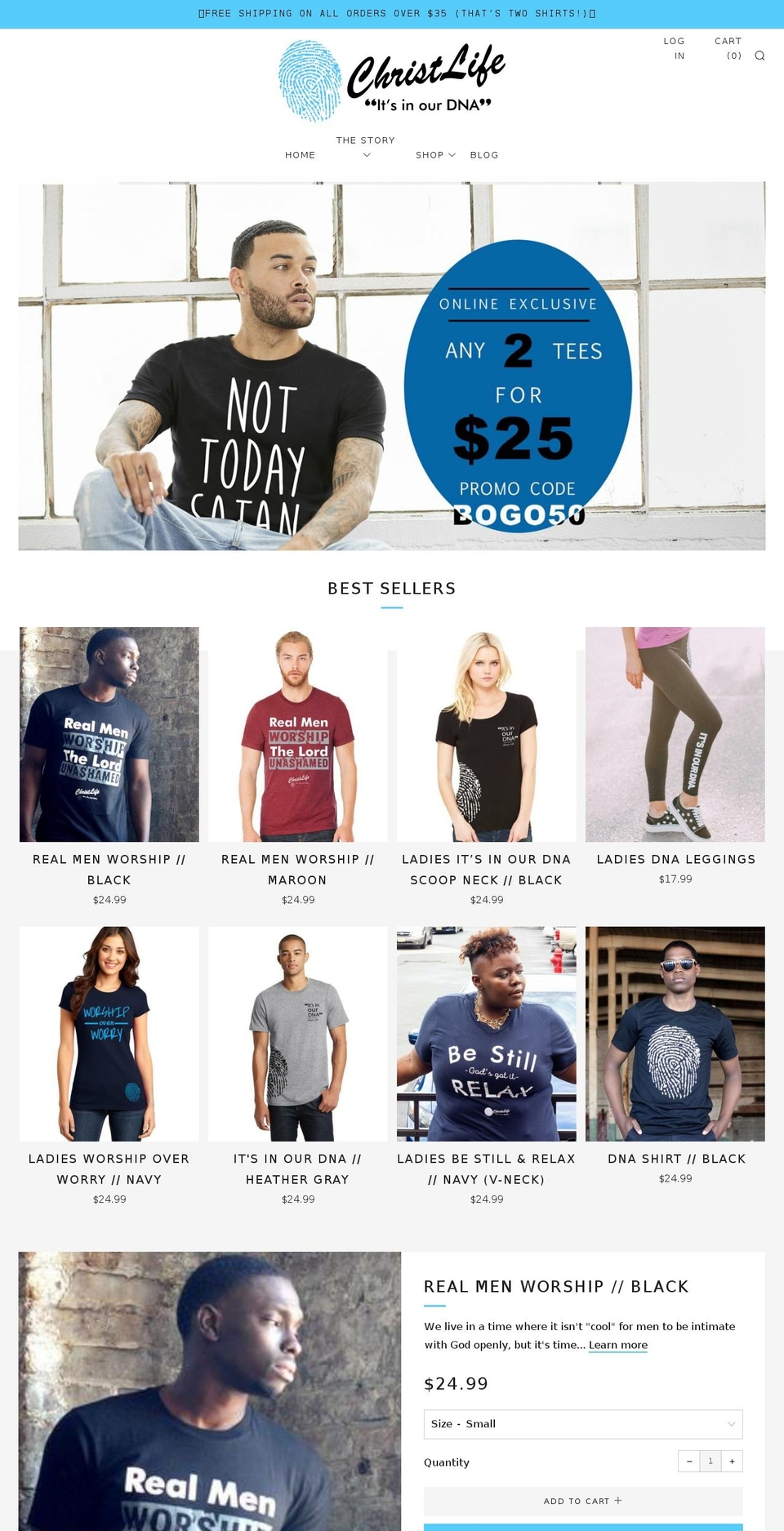 jesuschristapparel.com — Shopify storefront screenshot