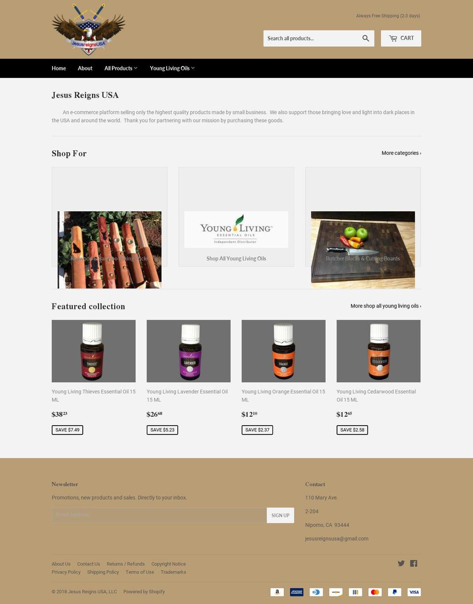 Copy of Masonry - 7-31-2018 - 3 Shopify theme site example jesusreignsusa.org