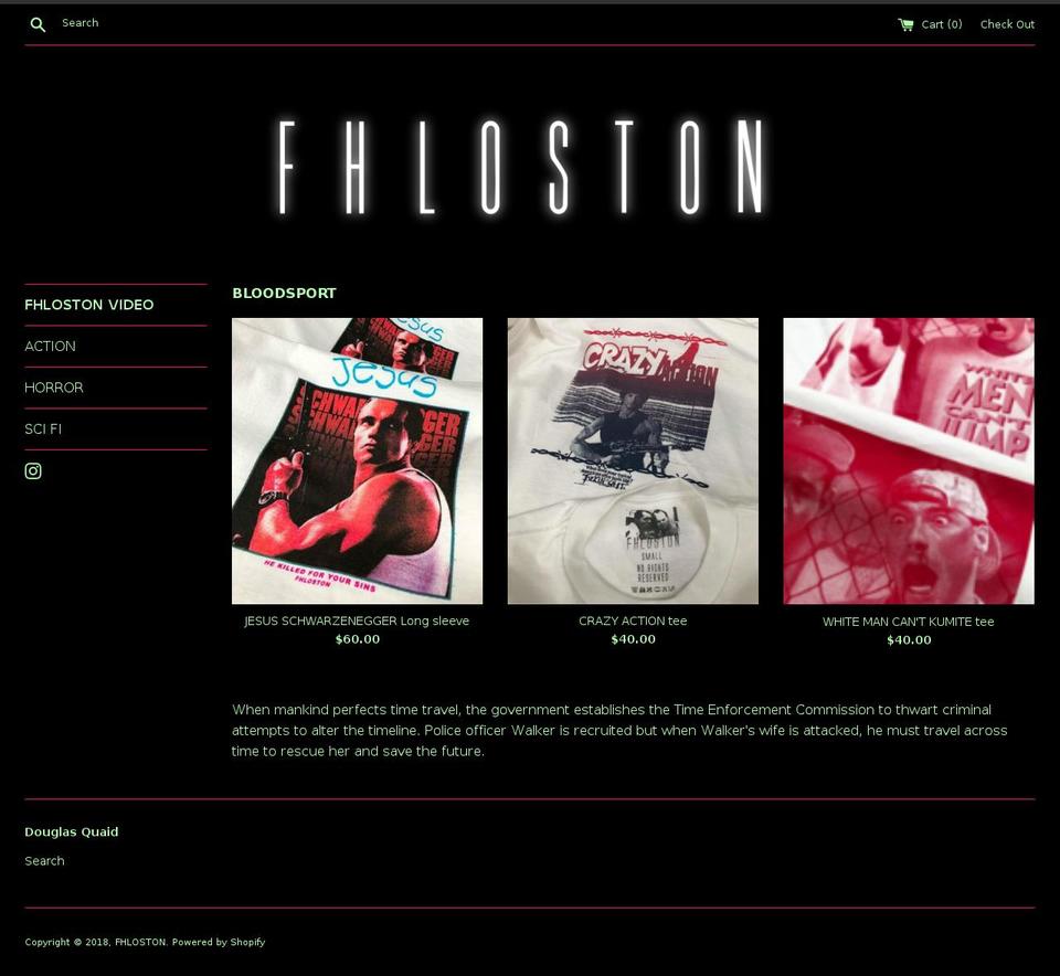jesusschwarzenegger.com — Shopify storefront screenshot