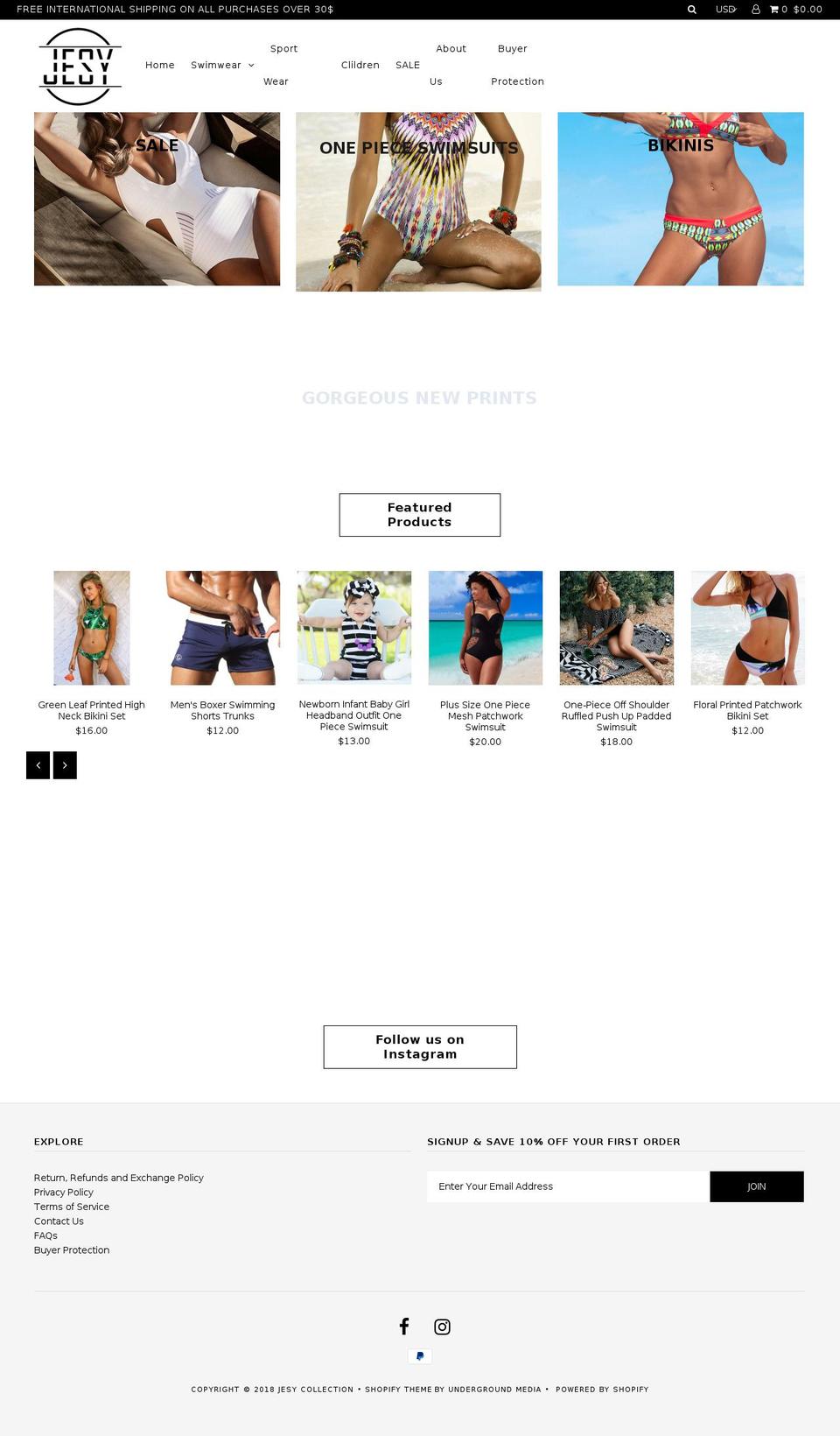 jesy-collection.com — Shopify storefront screenshot