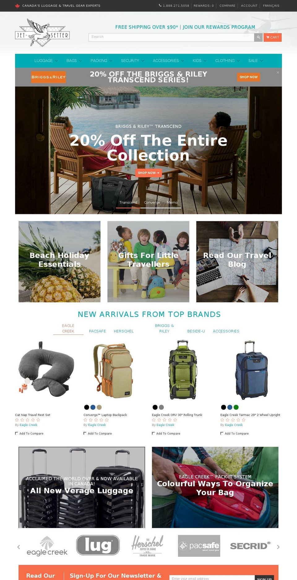jet-setter.com shopify website screenshot