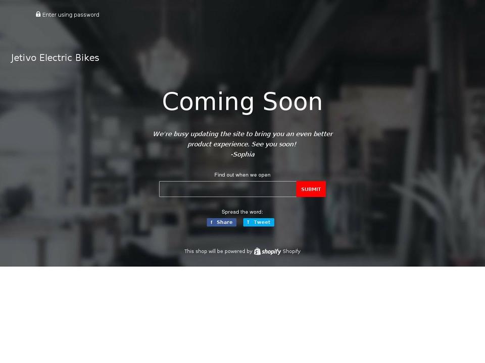 Jetivoelectricbikes Shopify theme site example jetivoelectricbikes.com