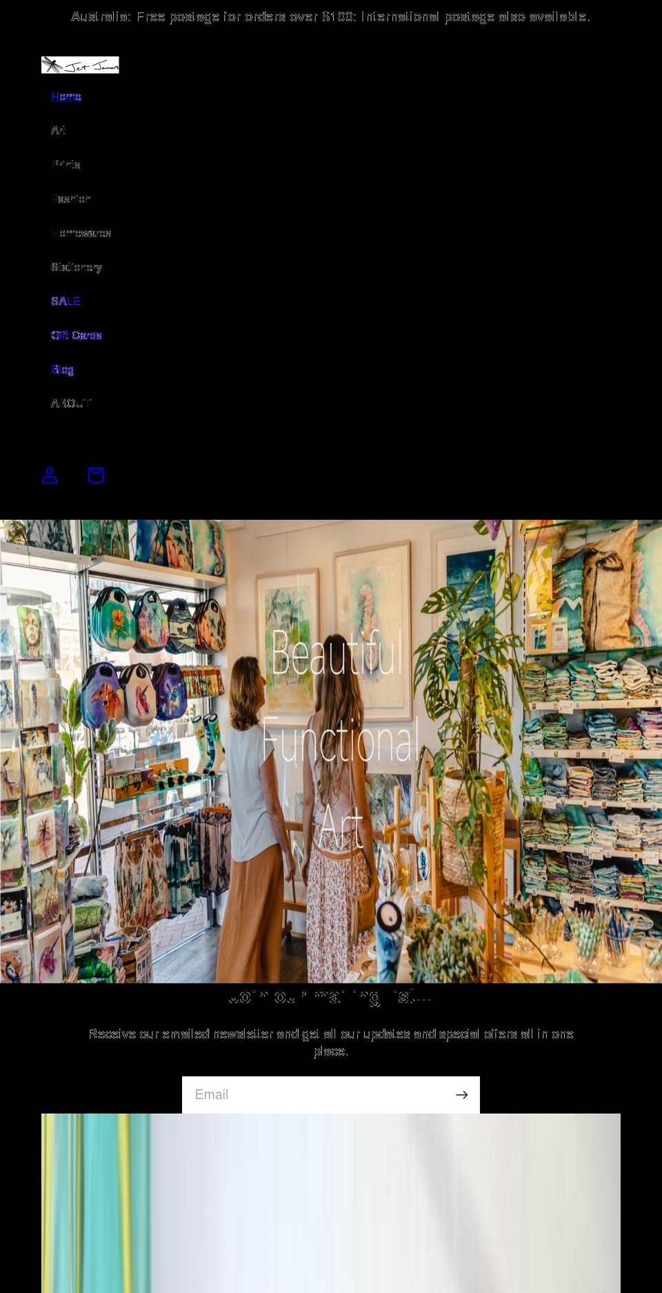 jetjames.com shopify website screenshot