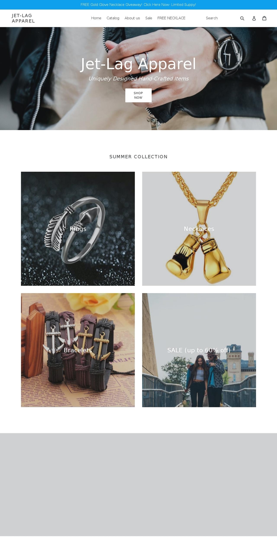 jetlagapparel.com — Shopify storefront screenshot