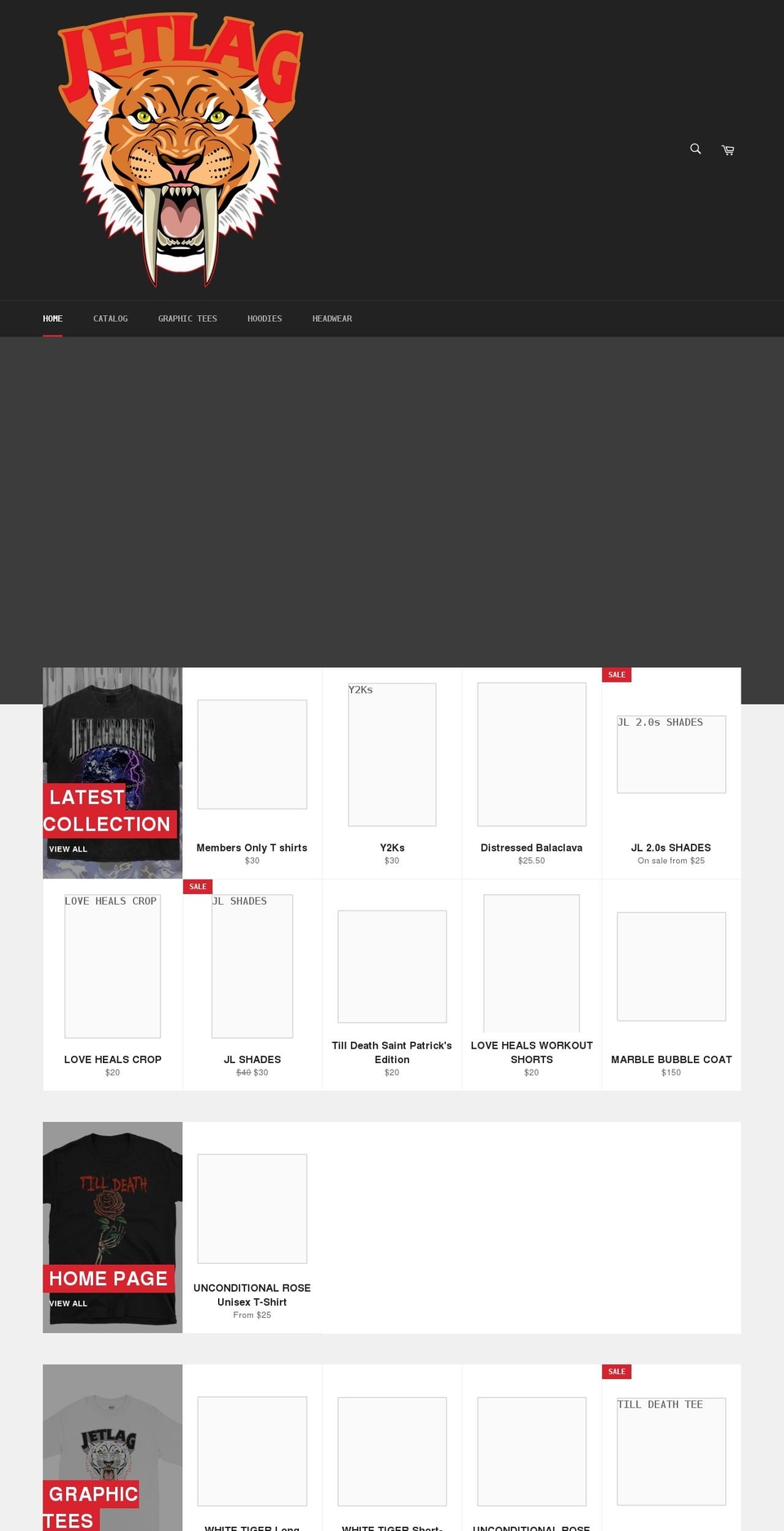 jetlagforever.com shopify website screenshot