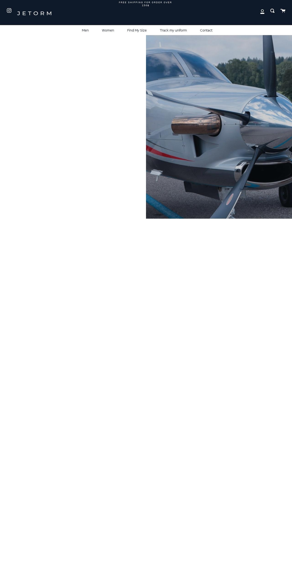 jetorm.com shopify website screenshot