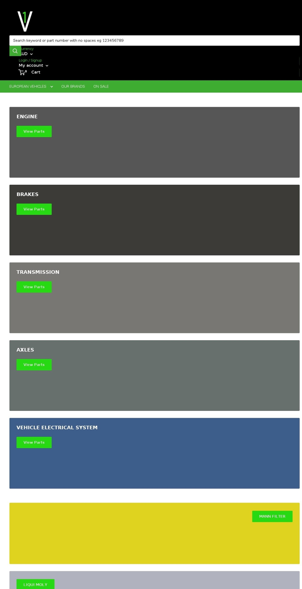 jetpart.com.au shopify website screenshot