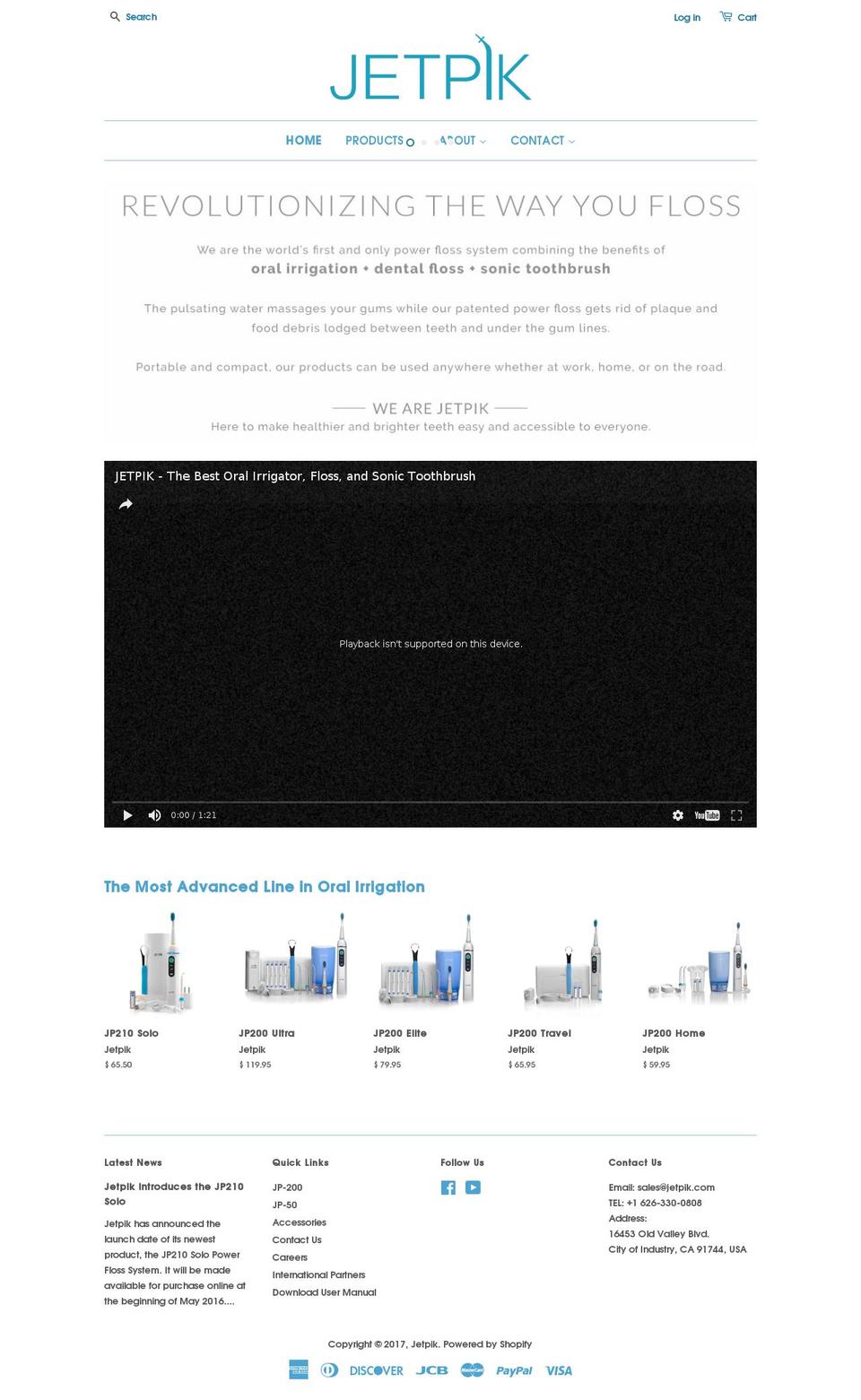 jetpik.com shopify website screenshot