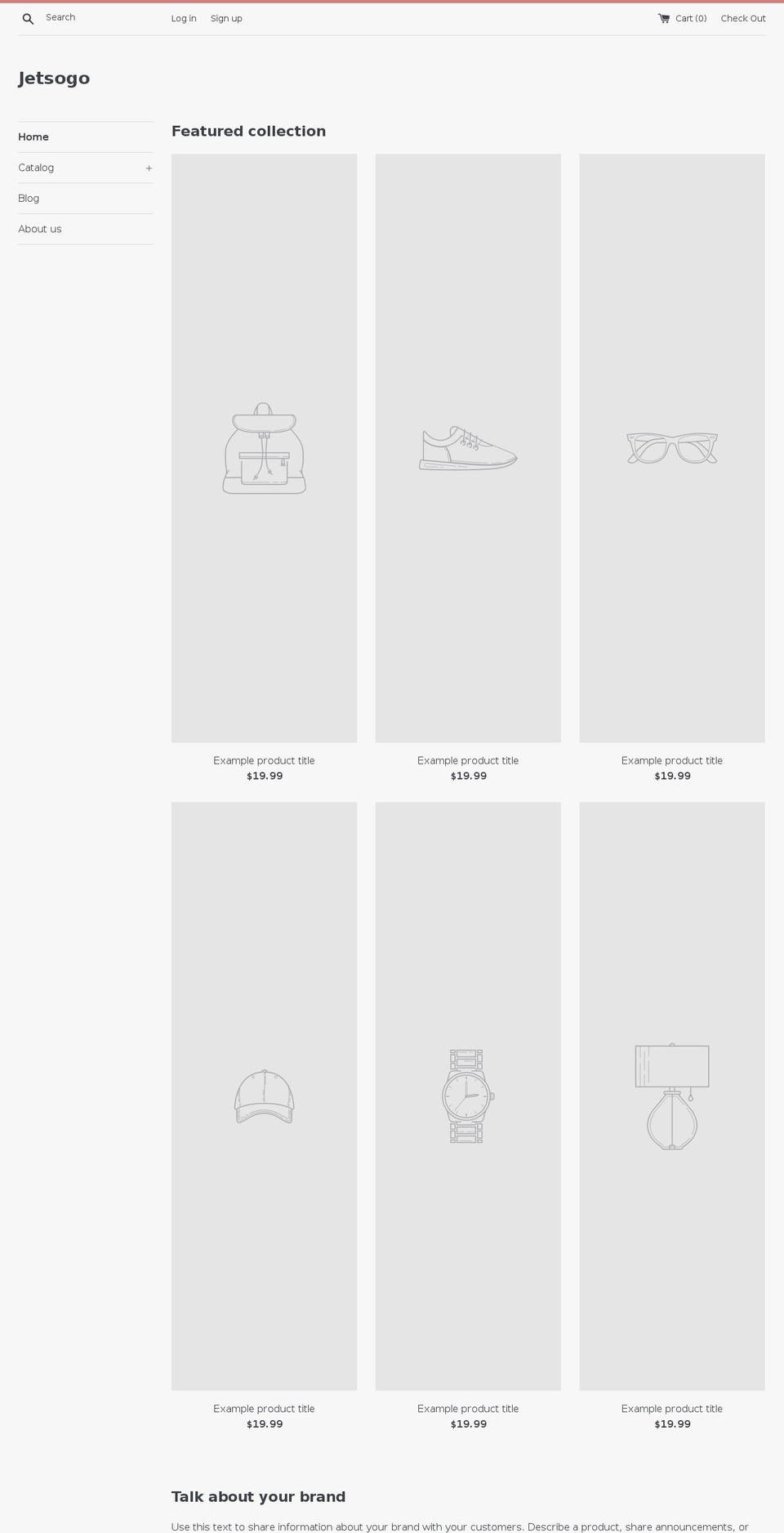 jetsogo.com — Shopify storefront screenshot