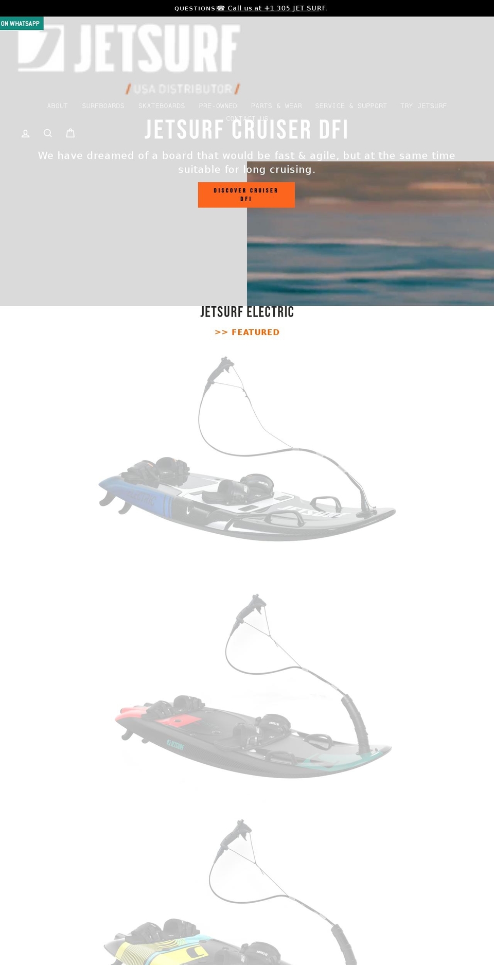 jetsurfusa.com shopify website screenshot