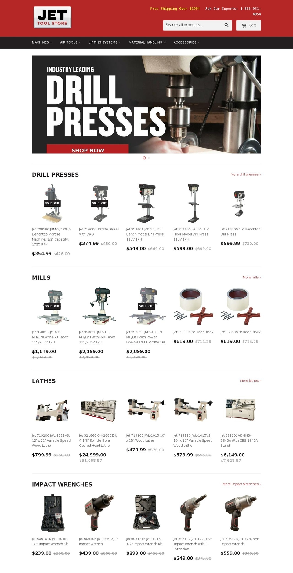 jettoolstore.com shopify website screenshot