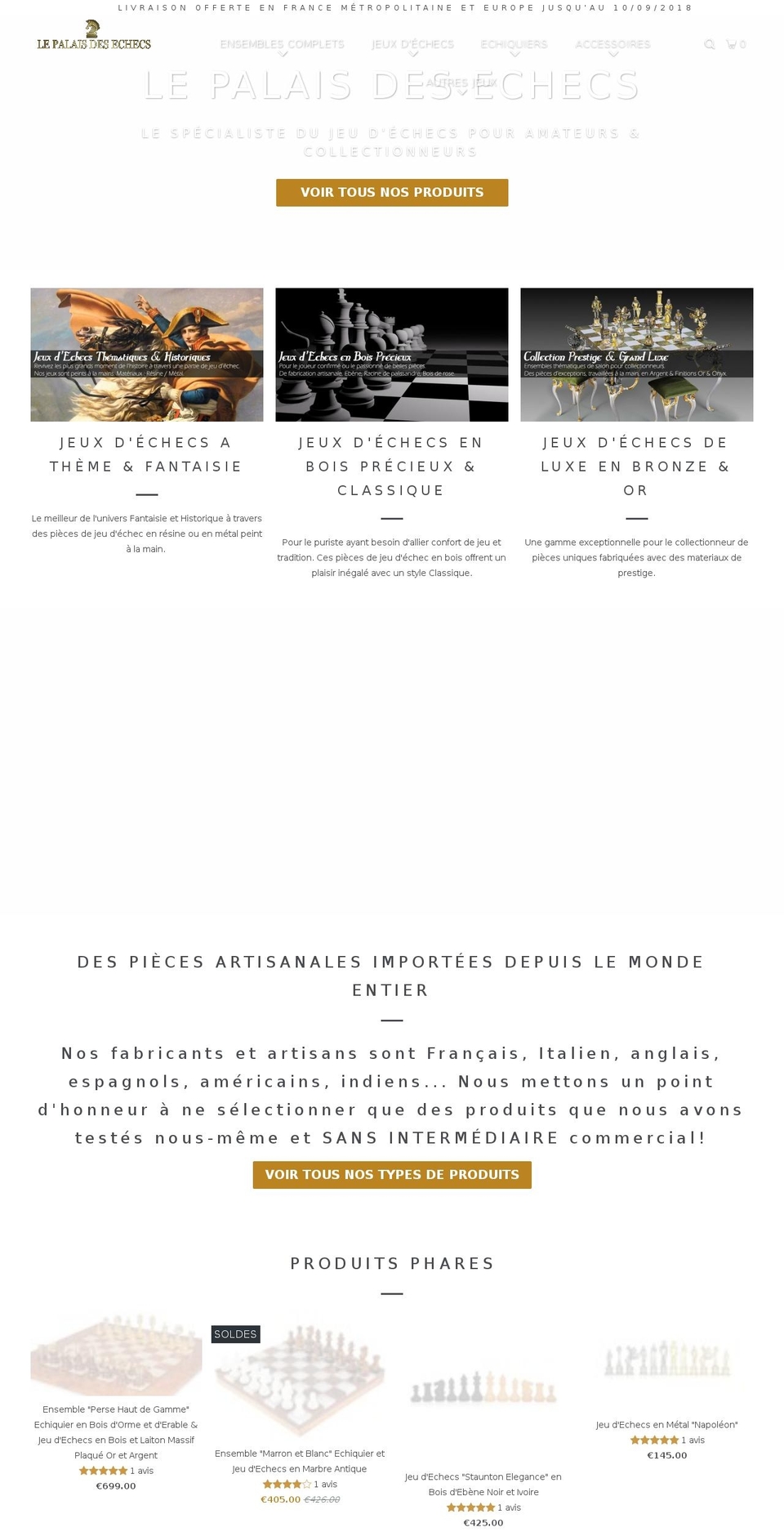 jeudechec.net shopify website screenshot