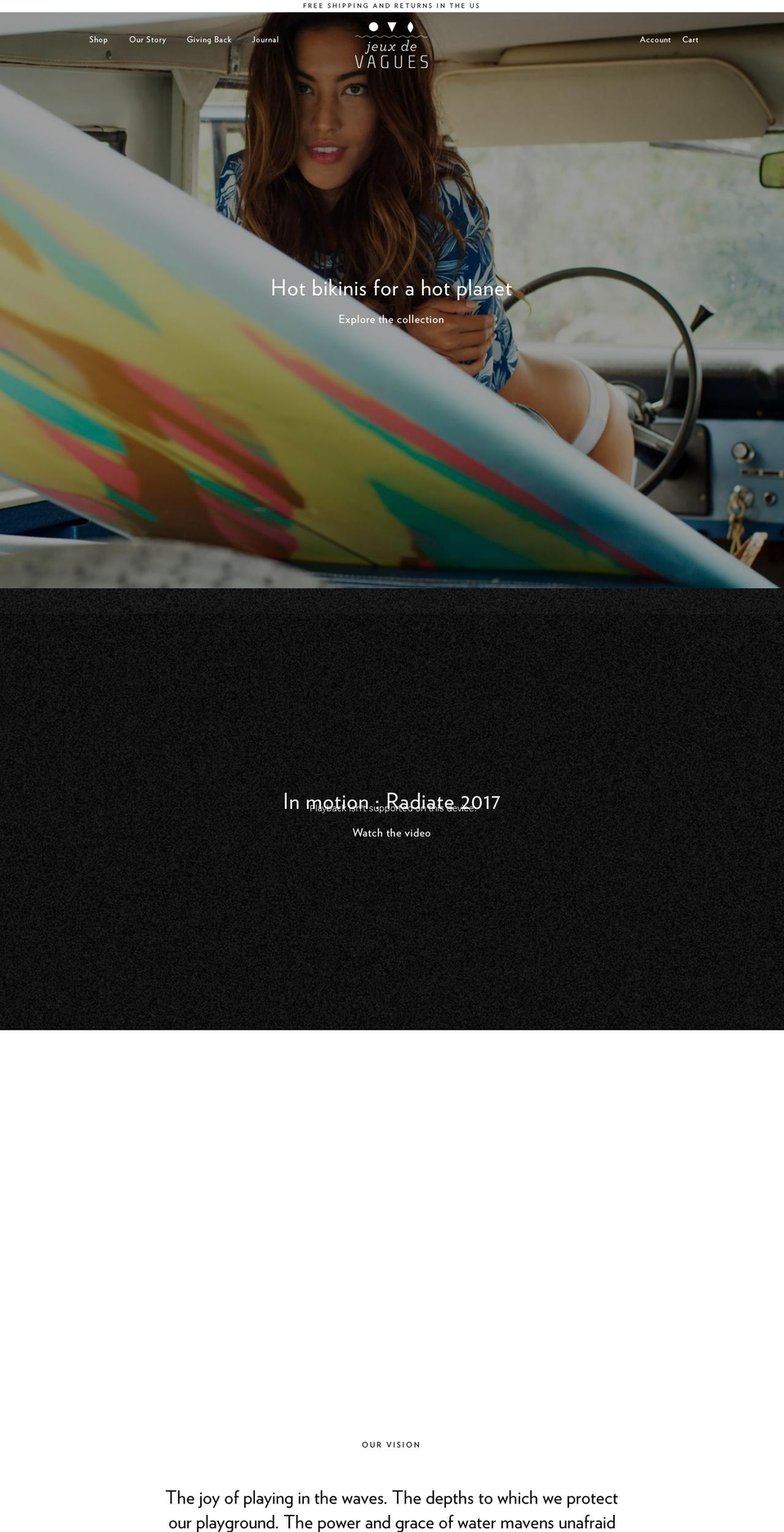 jeuxdevagues.com shopify website screenshot