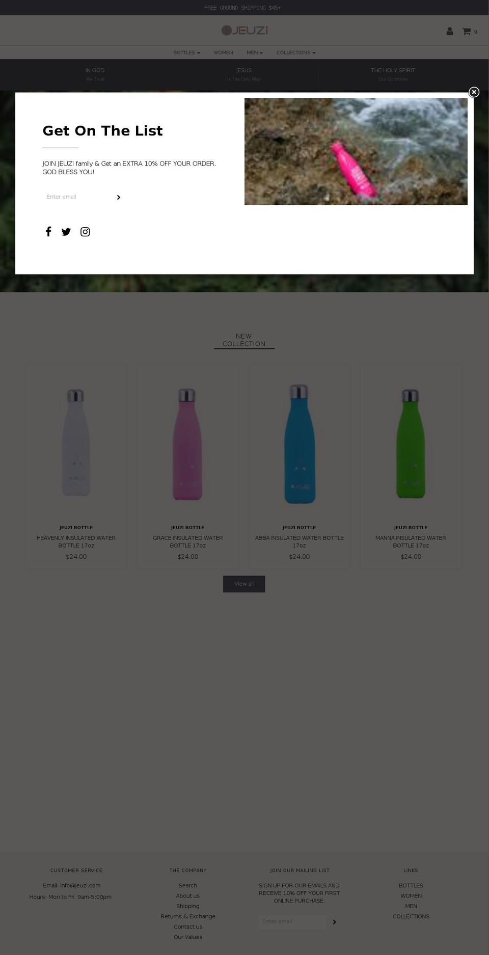 jeuzi.com shopify website screenshot