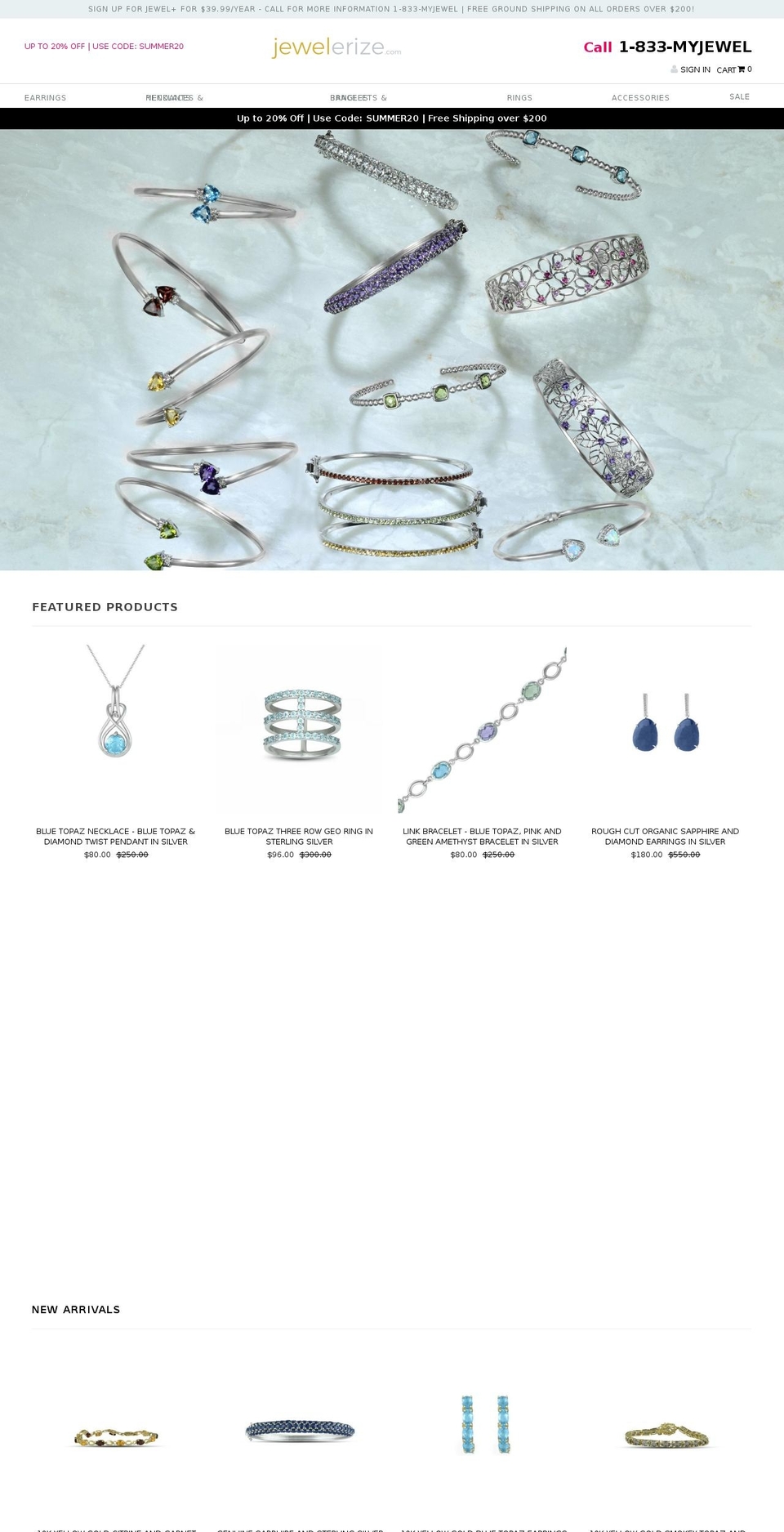 jewelarize.com — Shopify storefront screenshot