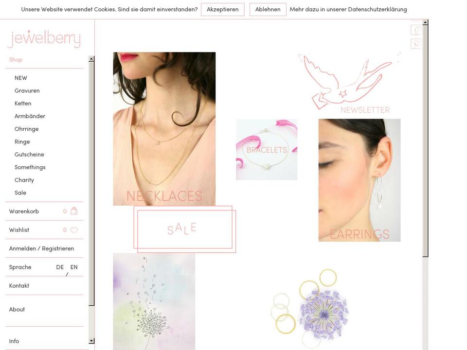 jewelberry.us shopify website screenshot