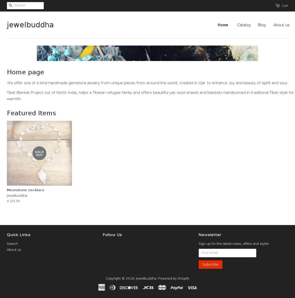 jewelbuddha.com — Shopify storefront screenshot