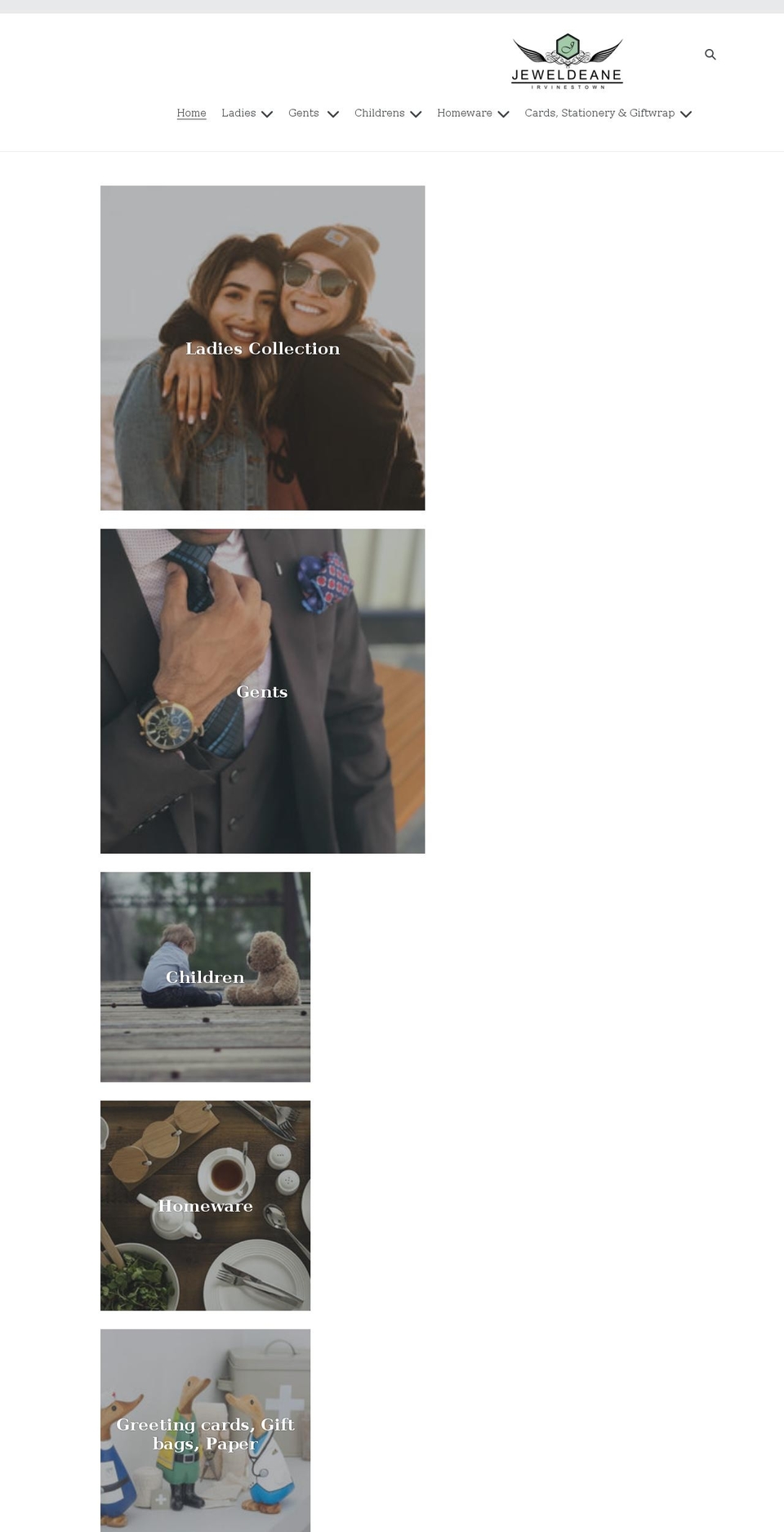 jeweldeane.co.uk shopify website screenshot