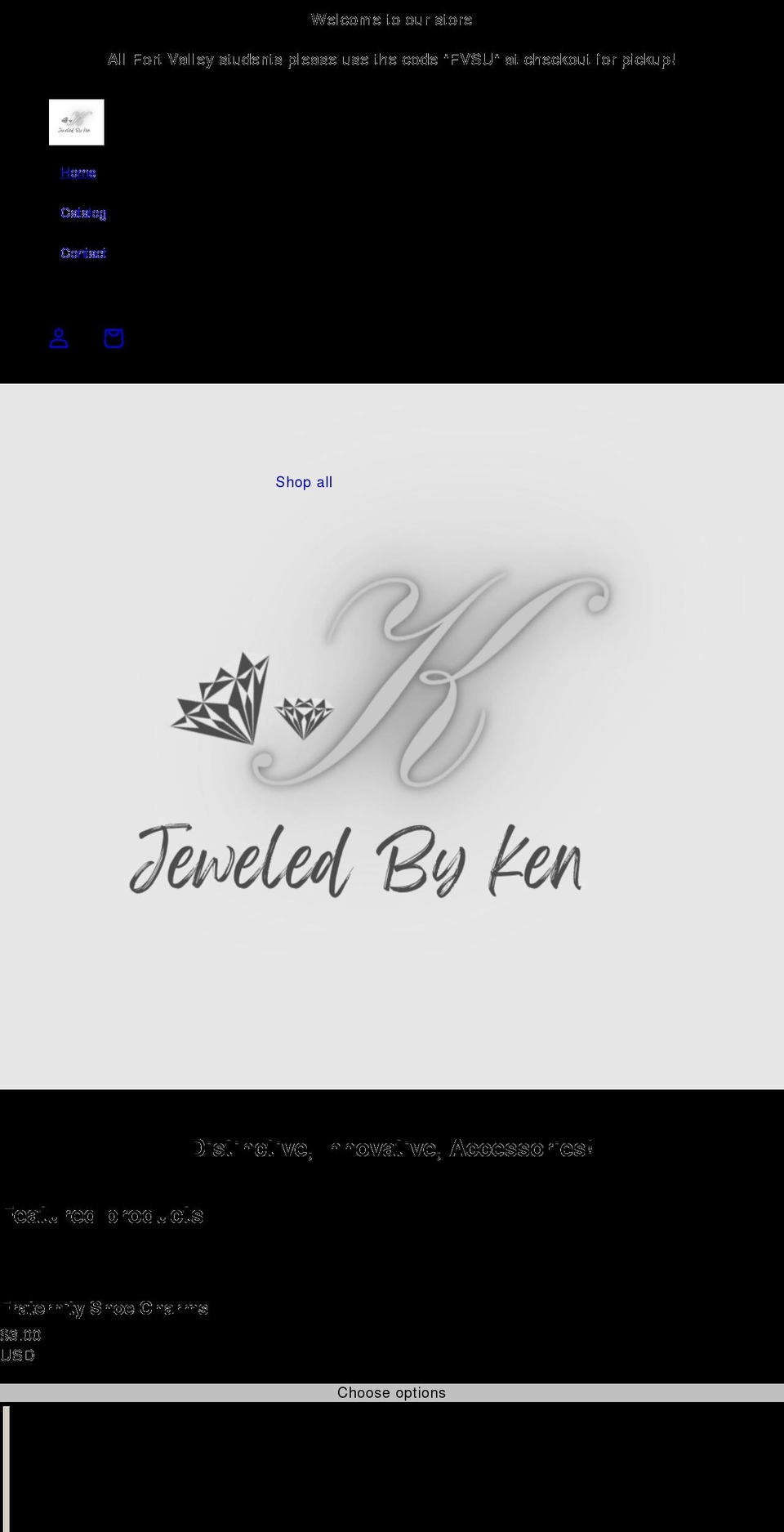 jeweledbyken.com shopify website screenshot