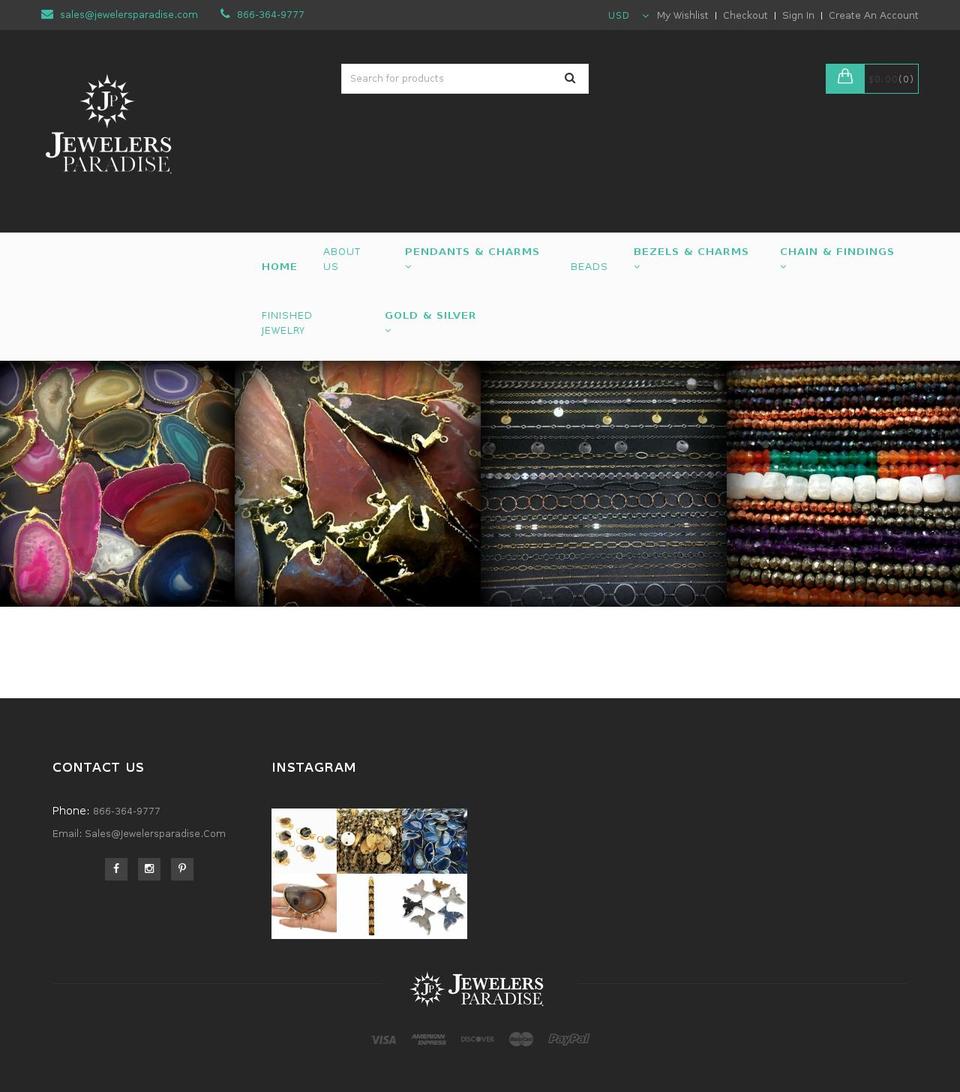 jewelerparadise.com shopify website screenshot