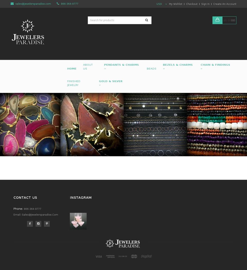 jewelersparadise.com shopify website screenshot