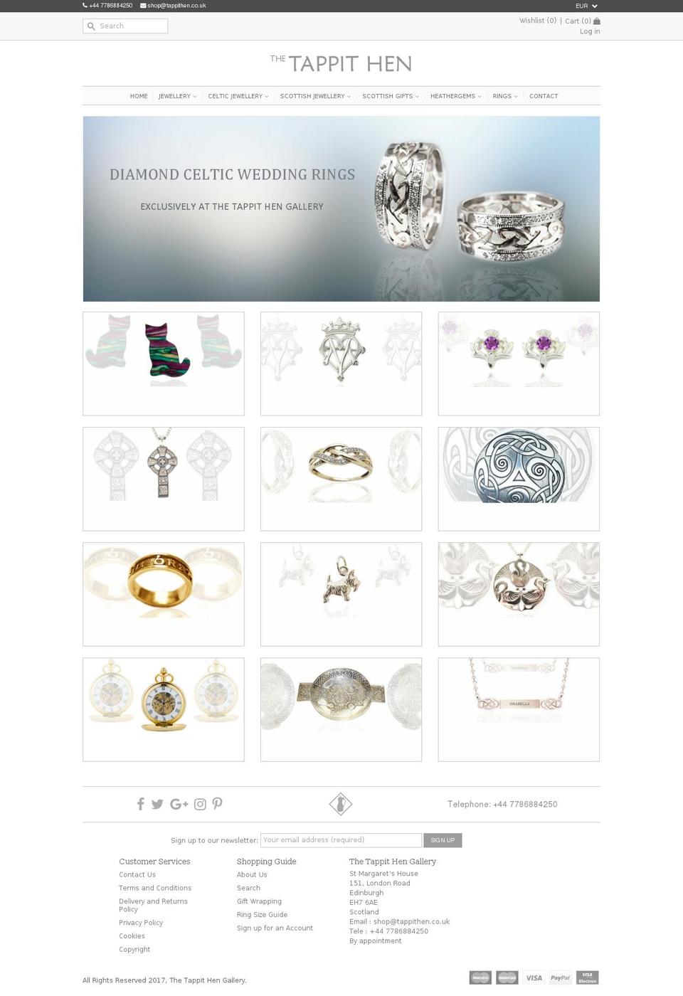 main-theme Shopify theme site example jewellery-scottish.com