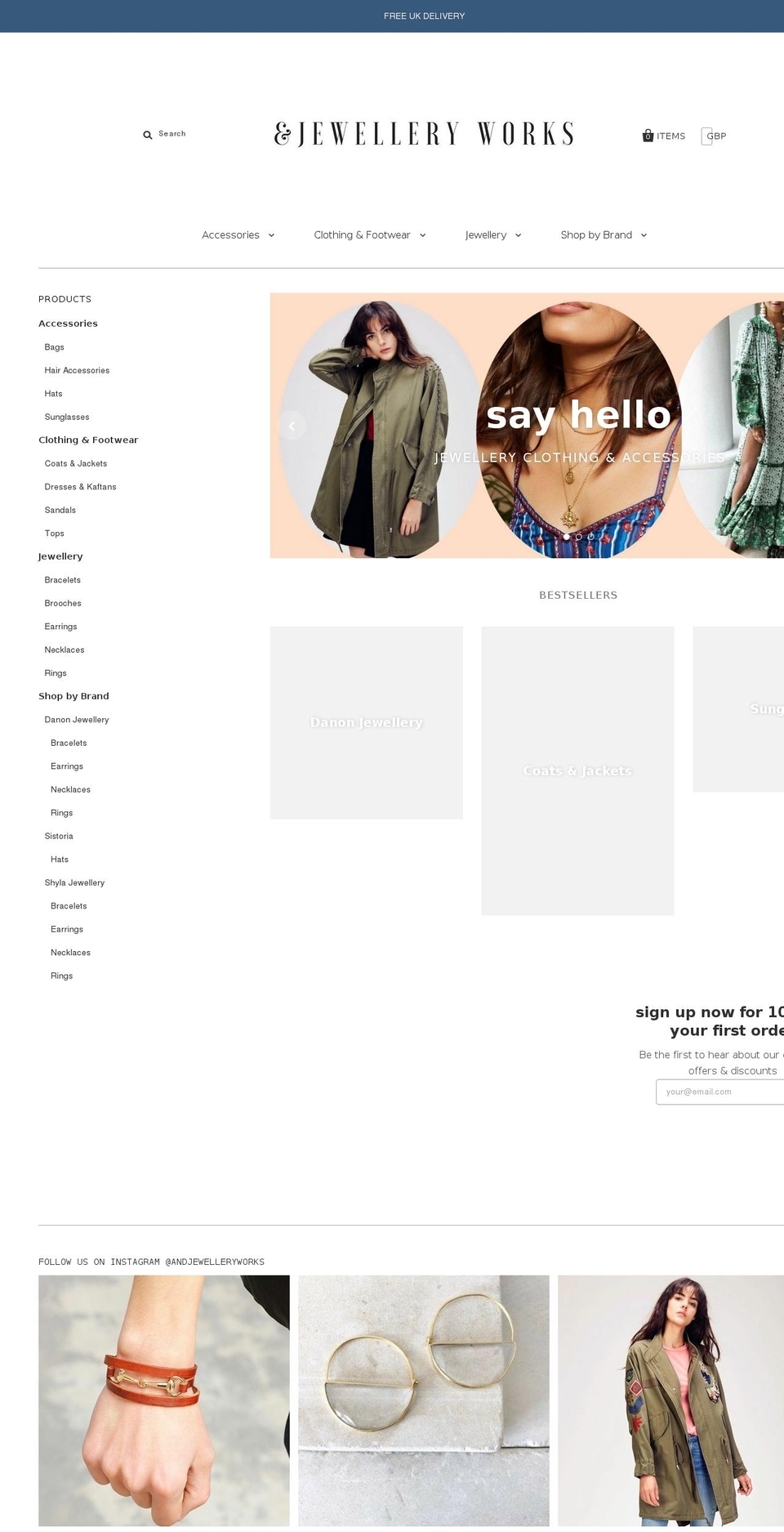 jewellery-works.com — Shopify storefront screenshot