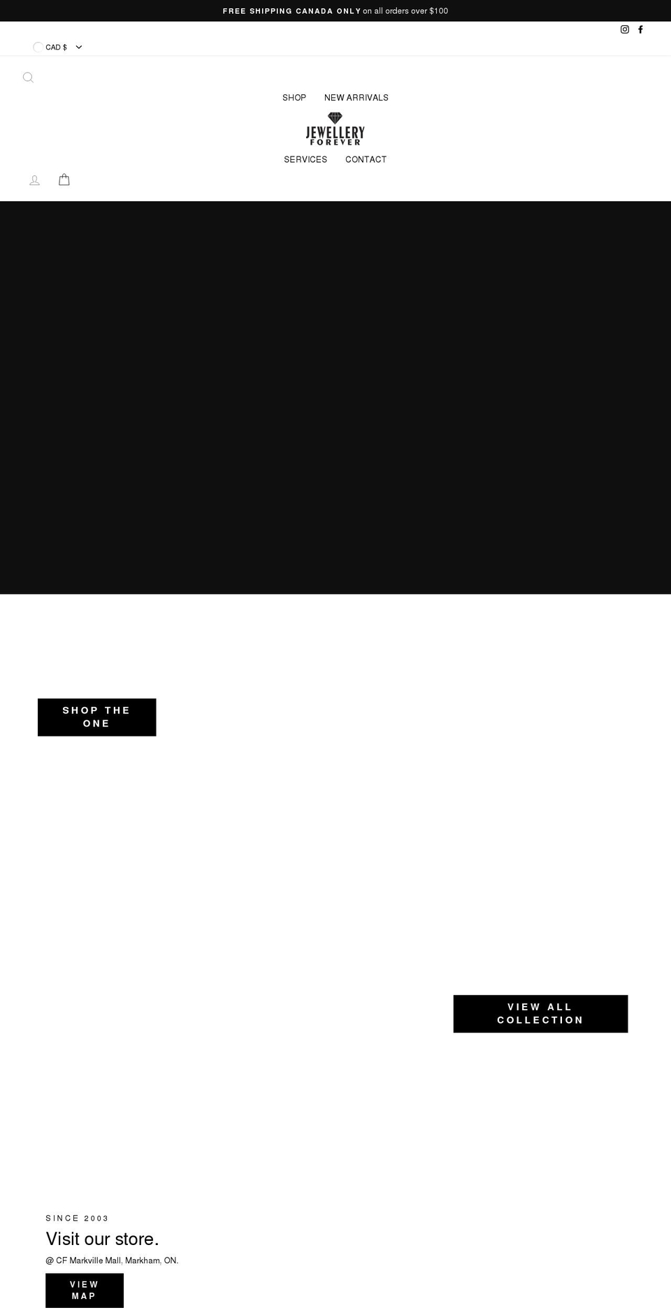 jewelleryforever.ca shopify website screenshot