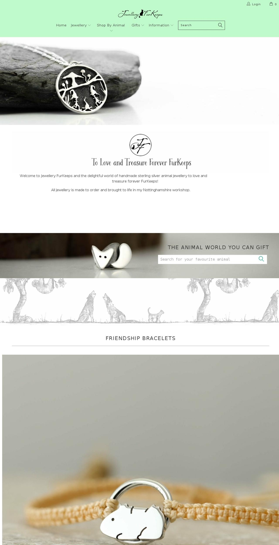 jewelleryfurkeeps.com — Shopify storefront screenshot