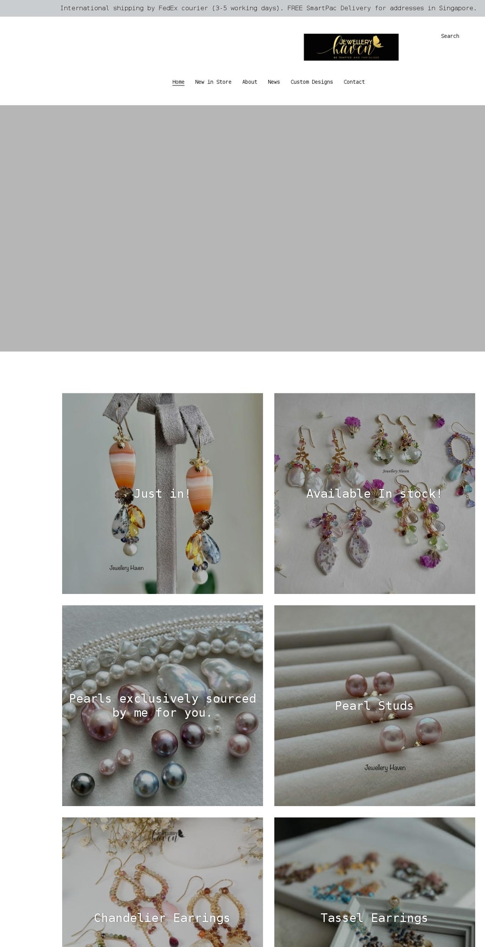 jewelleryhaven.com shopify website screenshot