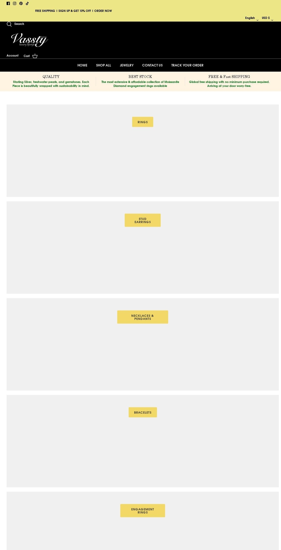 jewellerywomens.com shopify website screenshot