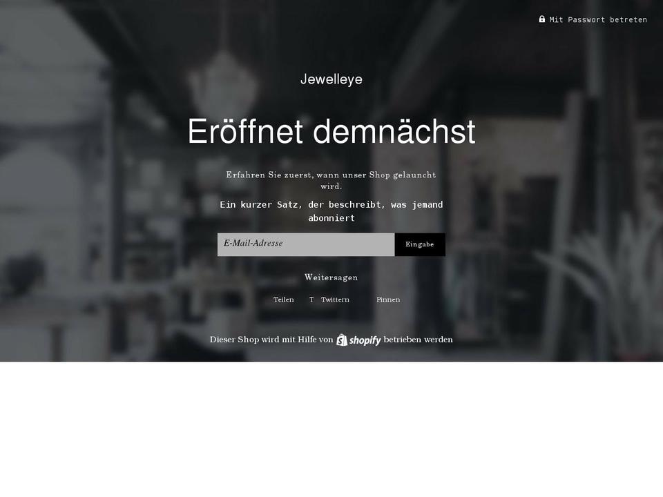 jewelleye.com shopify website screenshot