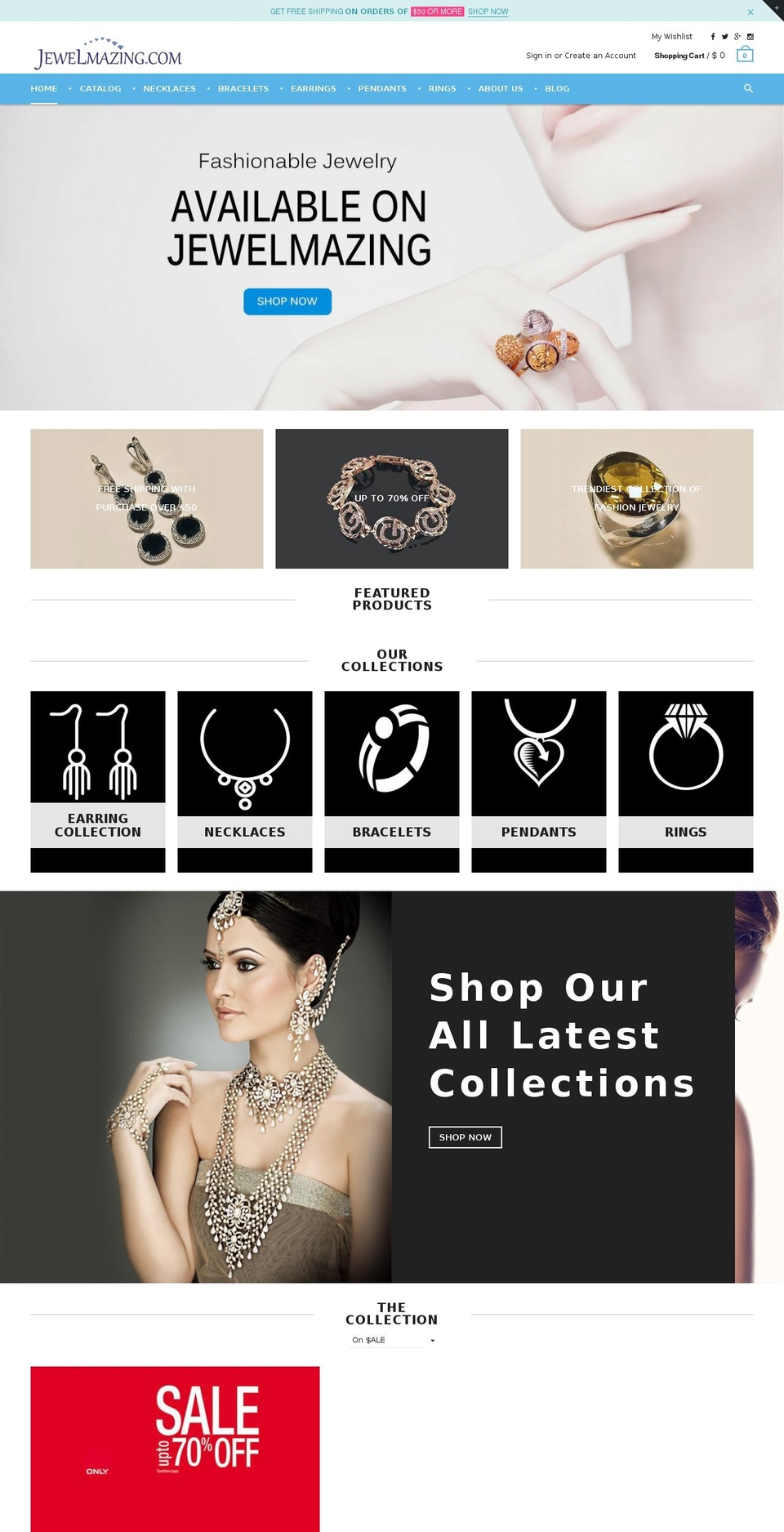 jewelmazing.com — Shopify storefront screenshot
