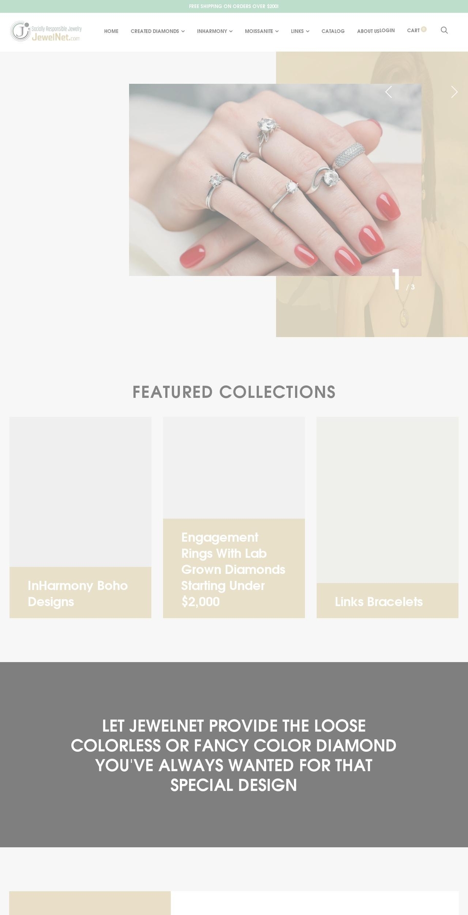 jewelnet.com shopify website screenshot