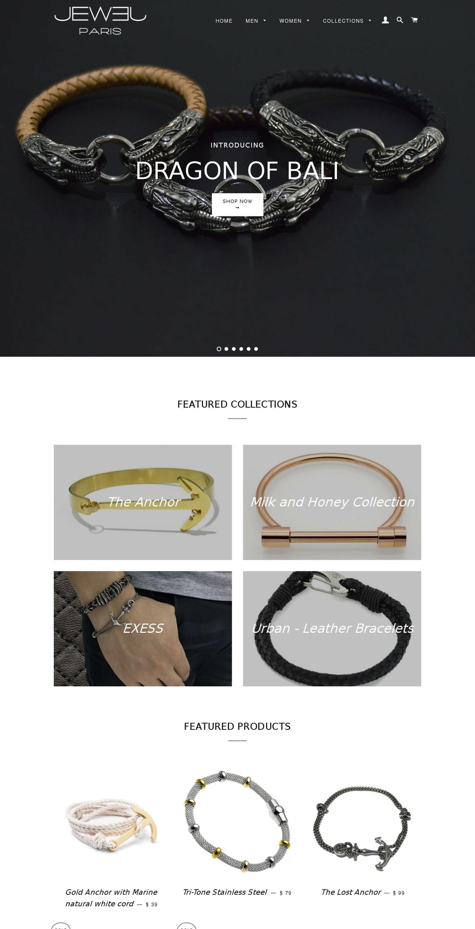 jewelparis.com shopify website screenshot