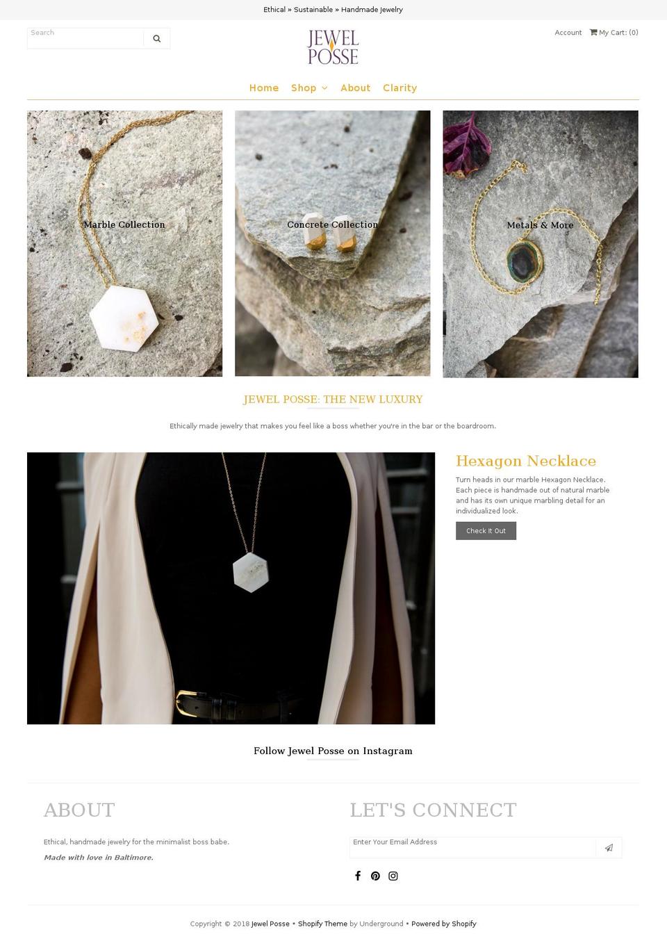 jewelposse.com shopify website screenshot