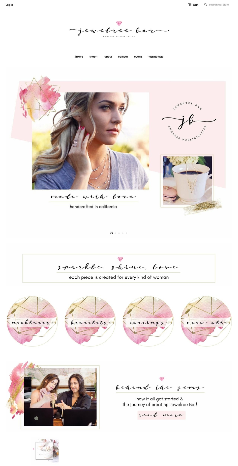 jewelreebar.com — Shopify storefront screenshot